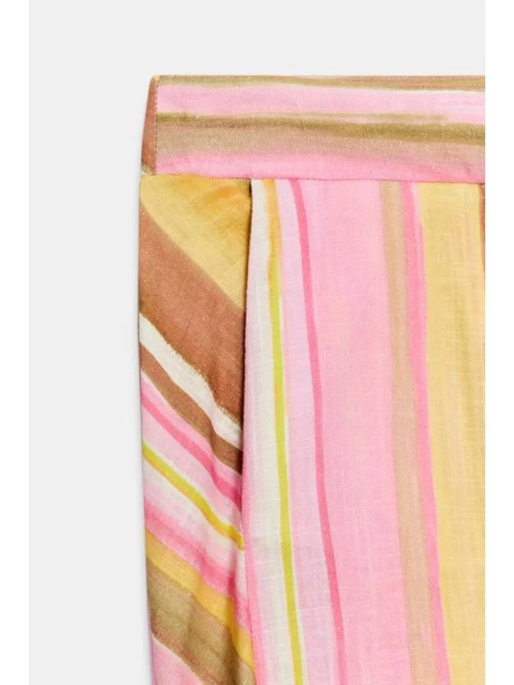 ZARA STRIPED WIDE LEG PANTS